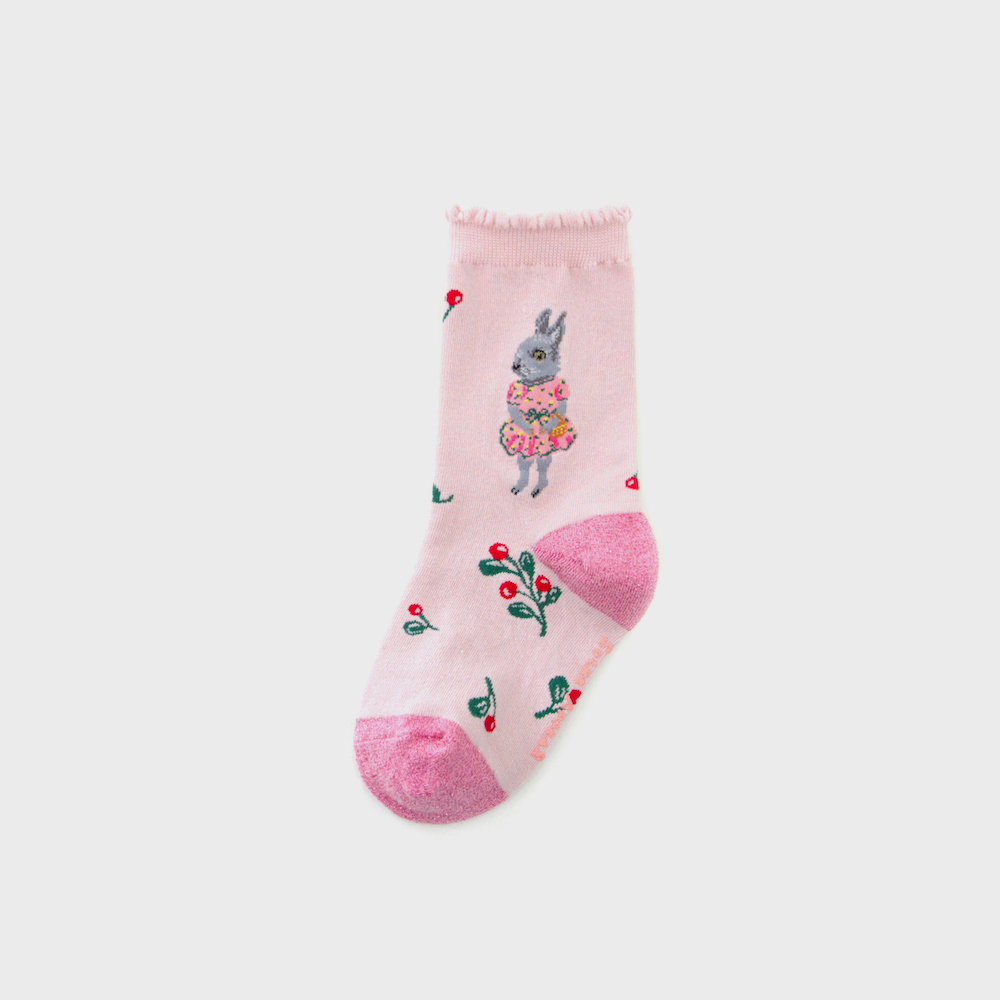 socks baby pink color image-S3L45