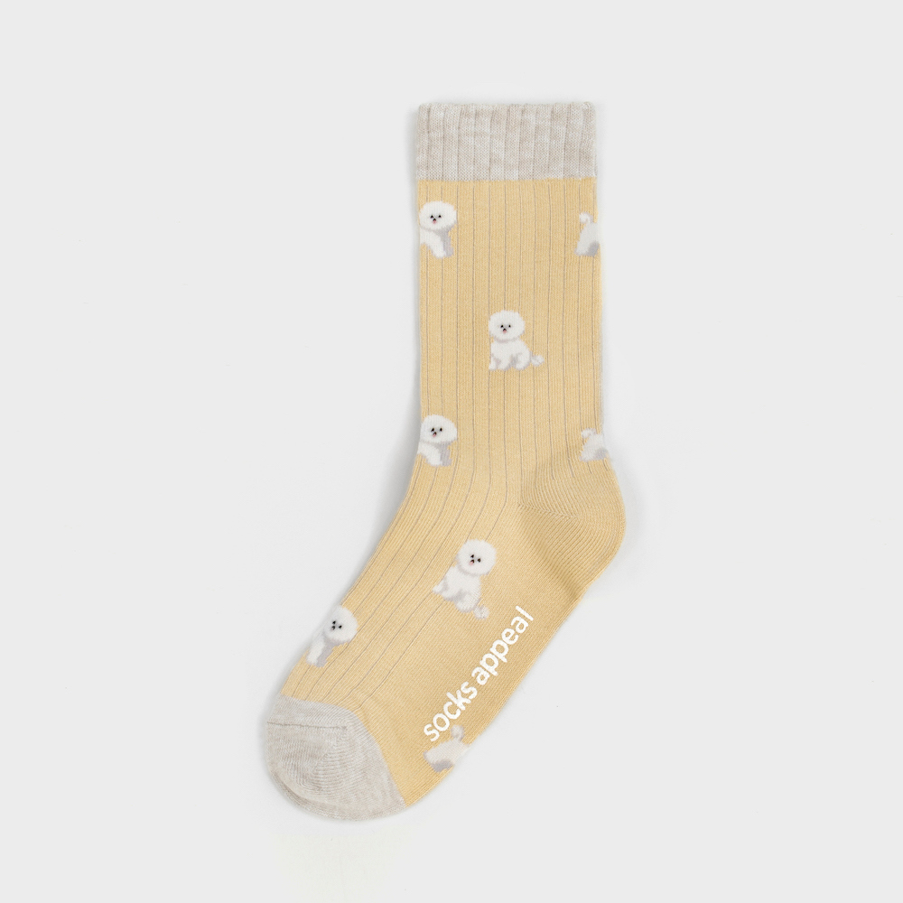 socks mustard color image-S3L5