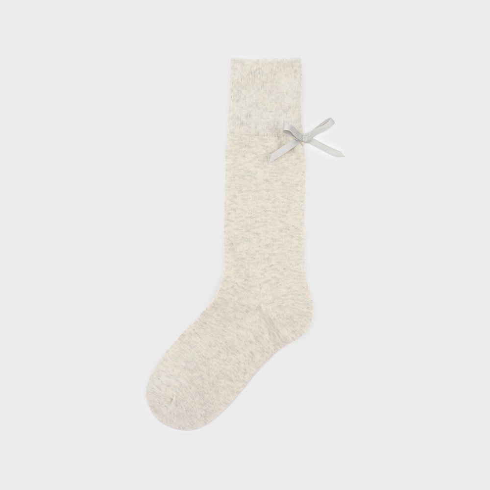 socks cream color image-S6L14